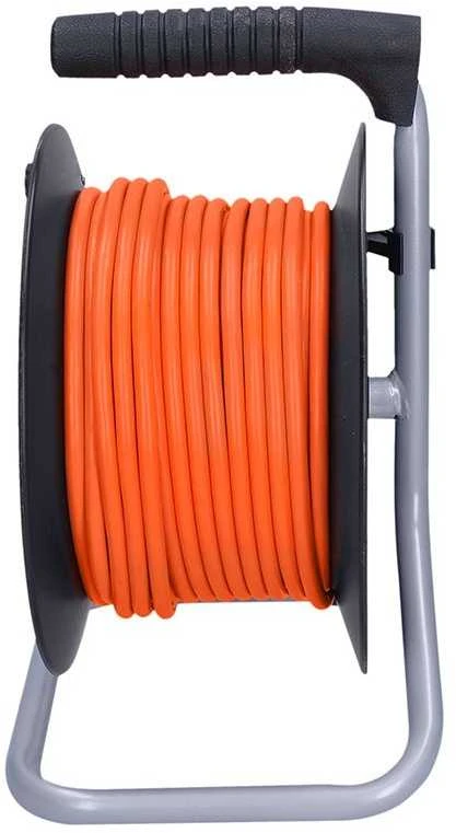 Solight būgno ilgintuvas, 4 lizdai, 25m, oranžinis laidas, 3x 1,5mm2