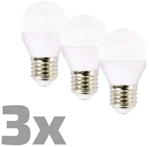Solight ECOLUX LED lemputė Ecolux (E27) 3 pak. 6W
