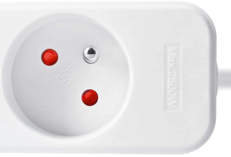 Solight ilgintuvas, 4 lizdai, baltas, 1,5m