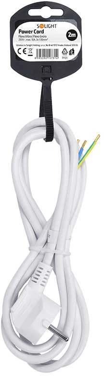 Solight PF01 flekso laidas 2m baltas