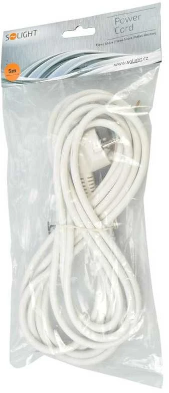 Solight PF02 flekso laidas 5m baltas
