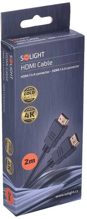 Solight HDMI laido pakuotė su 4K žyma
