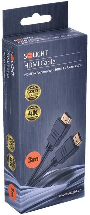 Solight HDMI laidas 3m pakuotėje