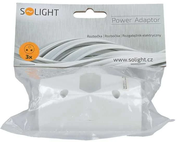 „Solight“ šakotuvas, 2,5A + 2x 10A, baltas