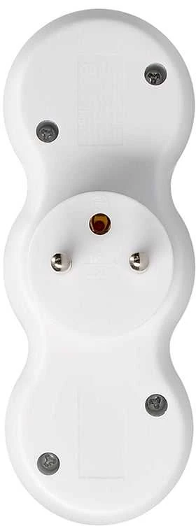 Solight hub, 3 x 10A, baltas