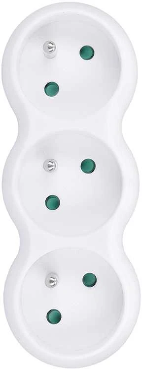 Solight stebulė su atrama, 3 x 10A, baltas