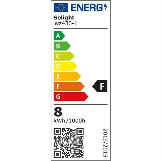 Solight LED lemputė, mini gaublys, 8W, E14, 4000K, 720lm, baltas