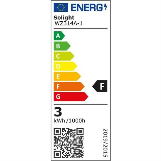 Solight LED lemputė, taškinė, 3W, GU10, 3000K, 260lm, baltas