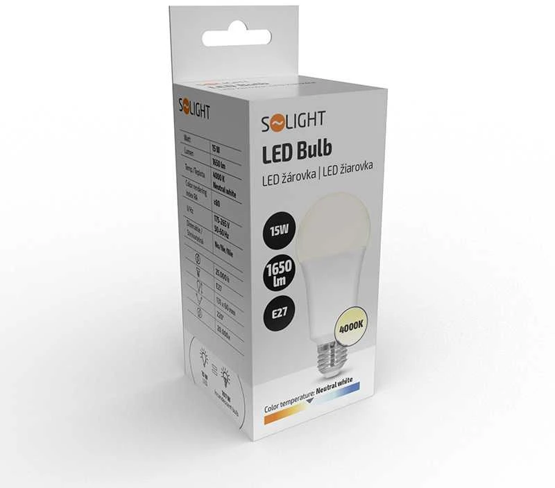 Solight WZ516 LED lemputė klasikinės formos 15W
