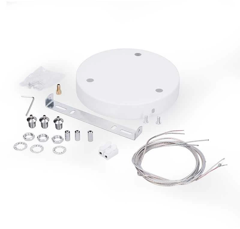 „Solight“ LED šviestuvas su nuotolinio valdymo pultu „Estela Baltas“, 50 W, 5400 lm, 60 cm, URG<19, pakabinamas ir virštinkinis