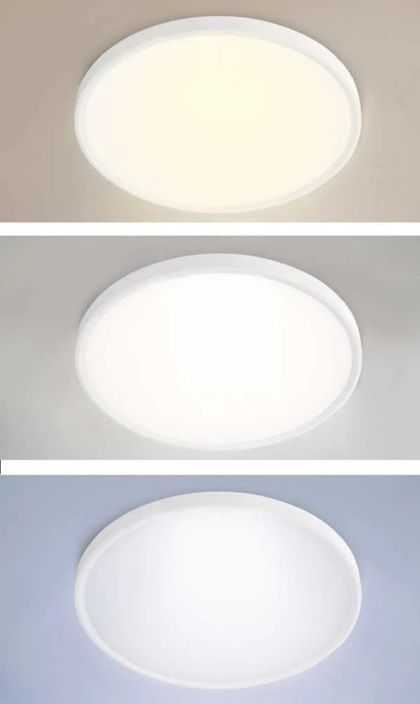 „Solight“ LED šviestuvas su nuotolinio valdymo pultu „Estela Baltas UGR“, 40 W, 4300 lm, 40 cm, URG < 19, pakabinamas ir virštinkinis