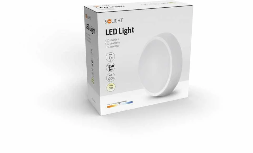 Solight LED lauko apšvietimas, 18W, 1350lm, 4000K, IP65, 22cm