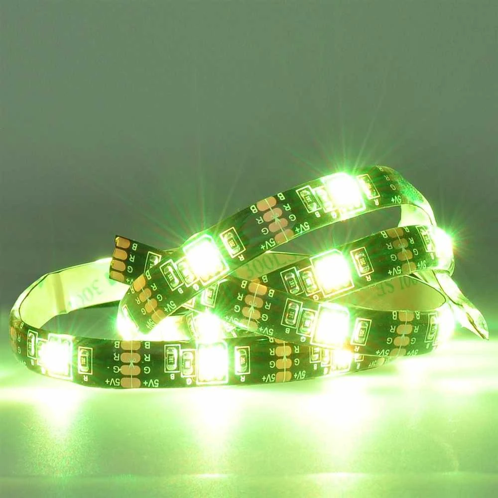 Solight LED RGB juostelė televizoriui, 2x 50cm, USB, jungiklis, pultelis
