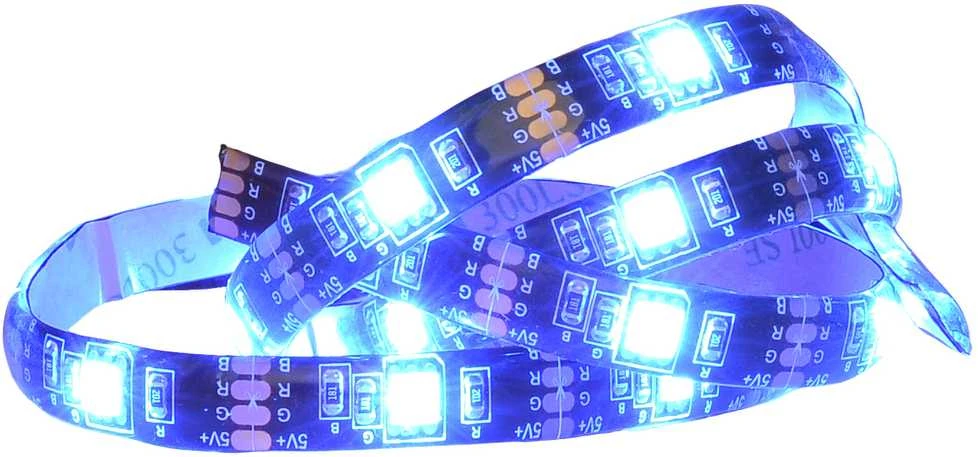 Solight LED RGB juostelė televizoriui, 2x 50cm, USB, jungiklis, pultelis
