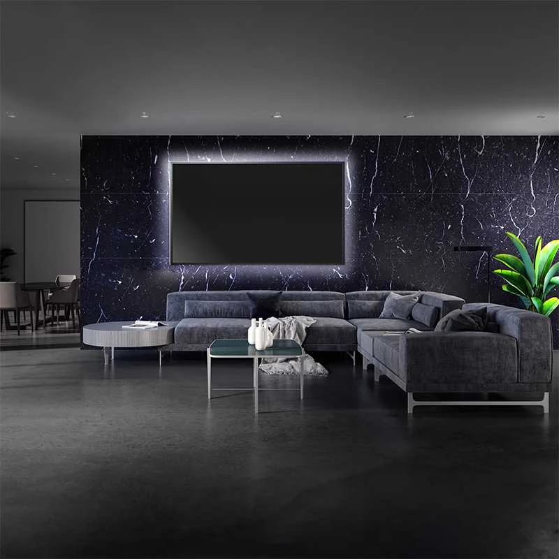 Solight Šviesos LED juostelė televizoriui, 100cm, USB, jungiklis, šaltas baltas