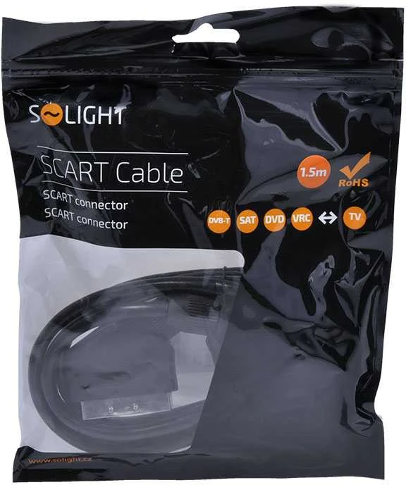 Solight SCART laidas originalioje pakuotėje