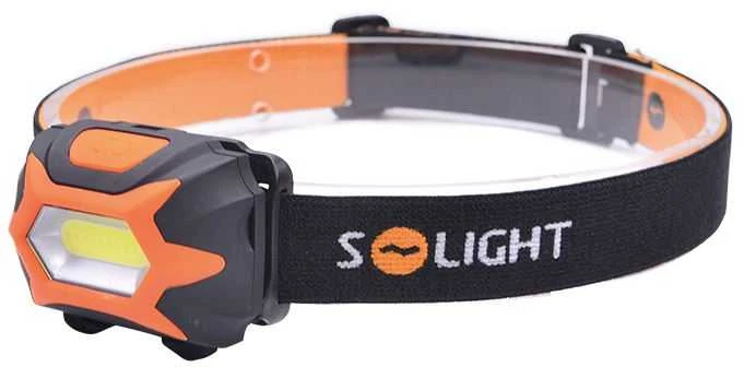 Solight Šviesus LED priekinis žibintas, 3W COB, 3x AAA