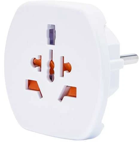 Solight PA02 adapteris su oranžiniais lizdais