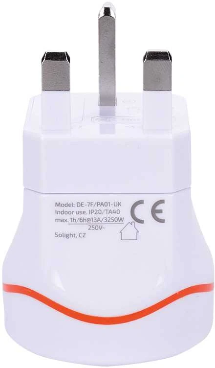 Solight PA01-UK kelioninis adapteris, skirtas naudoti JK
