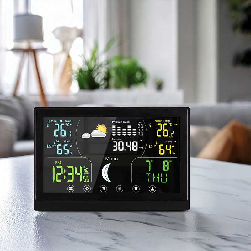 Solight weather station TE110 juodas