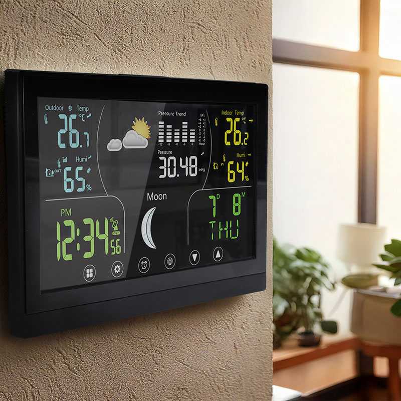 Solight weather station TE110 juodas