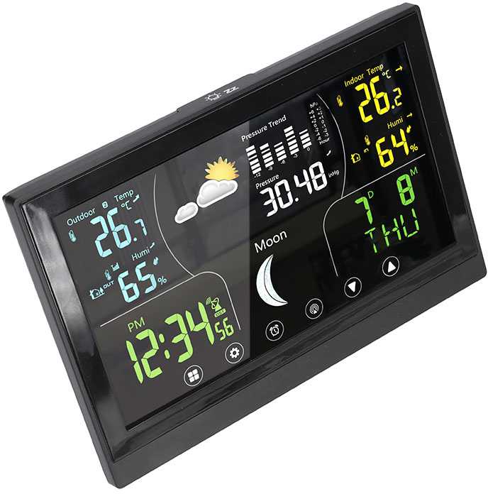 Solight weather station TE110 juodas