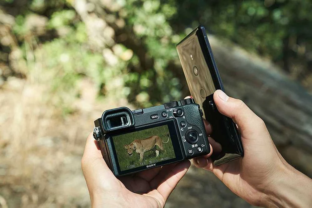 Objektyvas Sony α ILCE6600MB + 18-135mm SLR fotoaparato komplektas 24,2 MP CMOS 6000 x 4000 pikseliai Juoda