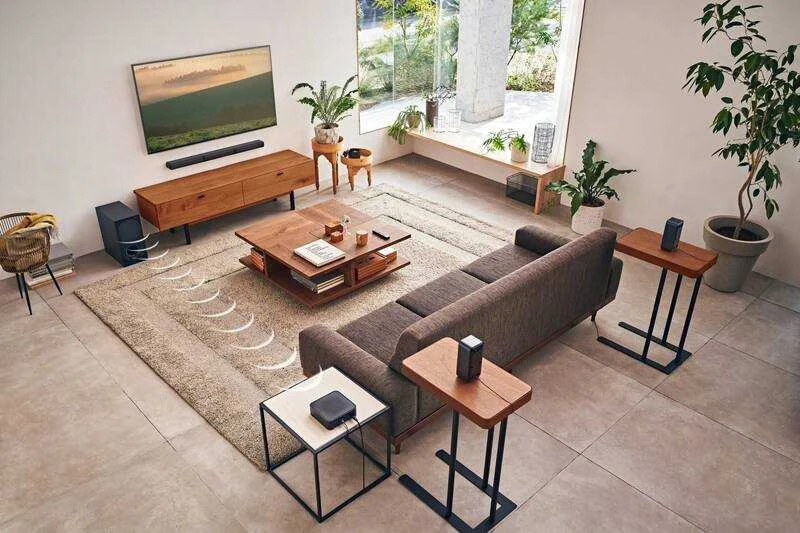 Namų kino sistema Sony | HT-S40R 5.1ch Home Cinema Soundbar with Wireless Rear Speakers | Juodas | No | USB port | Wi-Fi | Bluetooth | Belaidė jungtis
