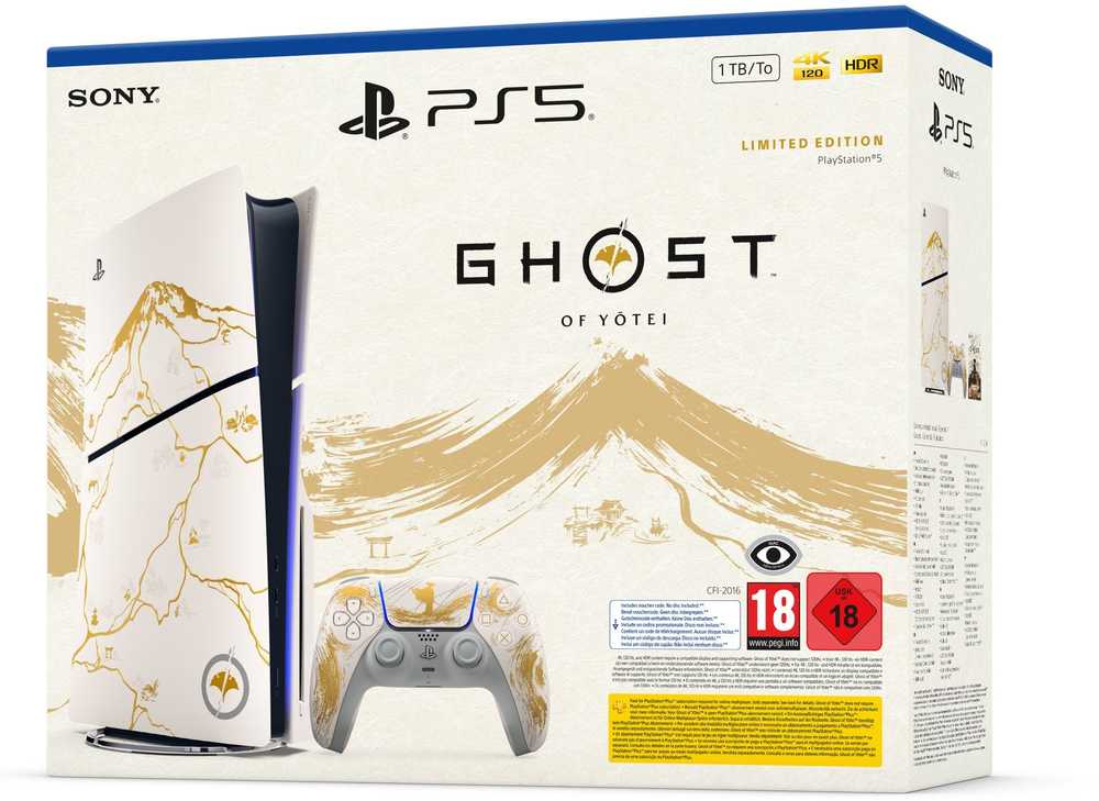 Konsolė SONY PlayStation 5 PS5 Slim Standard + gra Ghost of Yotei