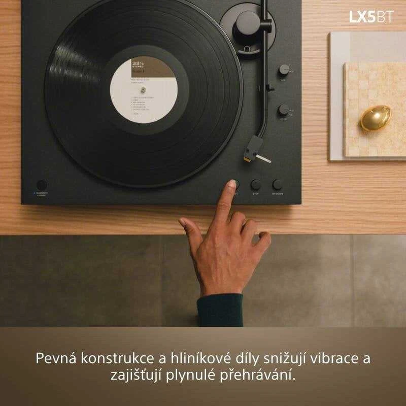 Sony | Aukščiausios kokybės patefonas atkuriimui | PS-LX5BT | Visiškai automatinis