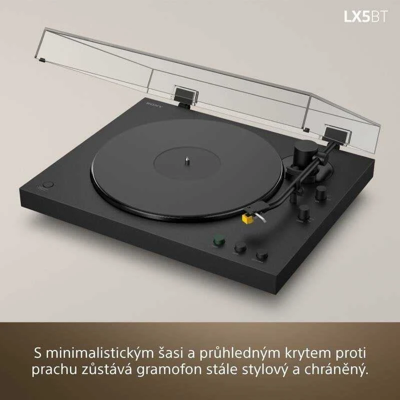Sony | Aukščiausios kokybės patefonas atkuriimui | PS-LX5BT | Visiškai automatinis