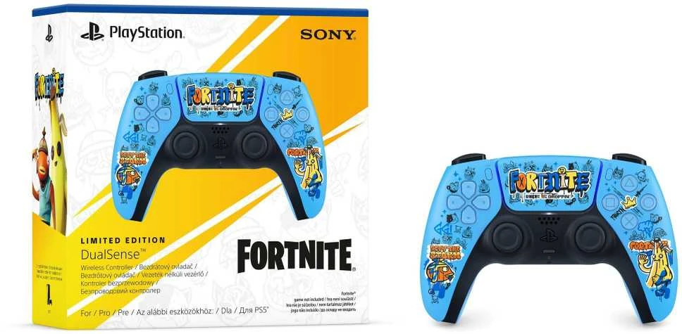 Žaidimų Valdiklis - Sony PlayStation 5 DualSense Belaidis Bluetooth USB Fortnite V2 Mėlynas