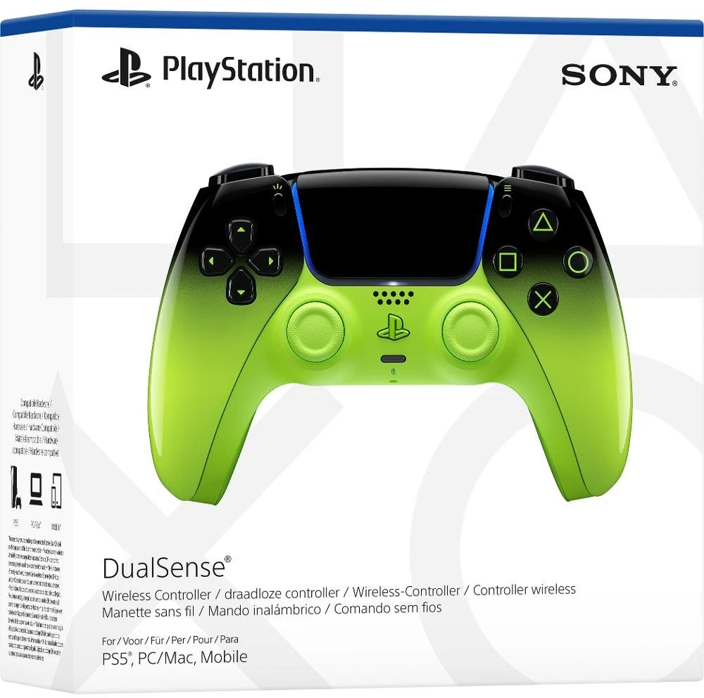 Sony Interactive Entertainment DualSense Juodas, Žalias Bluetooth/USB Gamepad Analogue / Digital PlayStation 5