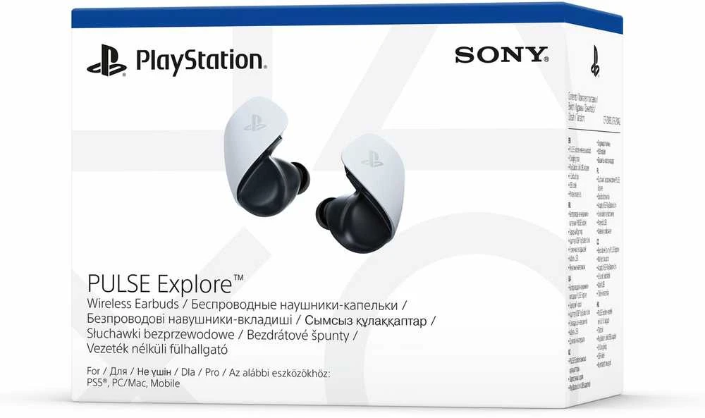 Sony Pulse Explore ausinės pakuotė