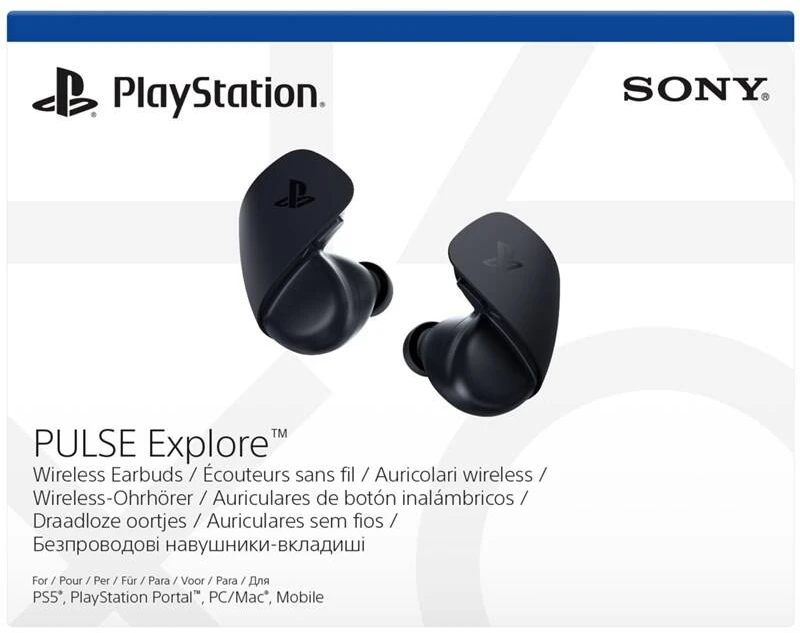 Sony - Playstation 5 PULSE Explore Belaidės Earbuds - Midnight Juodas