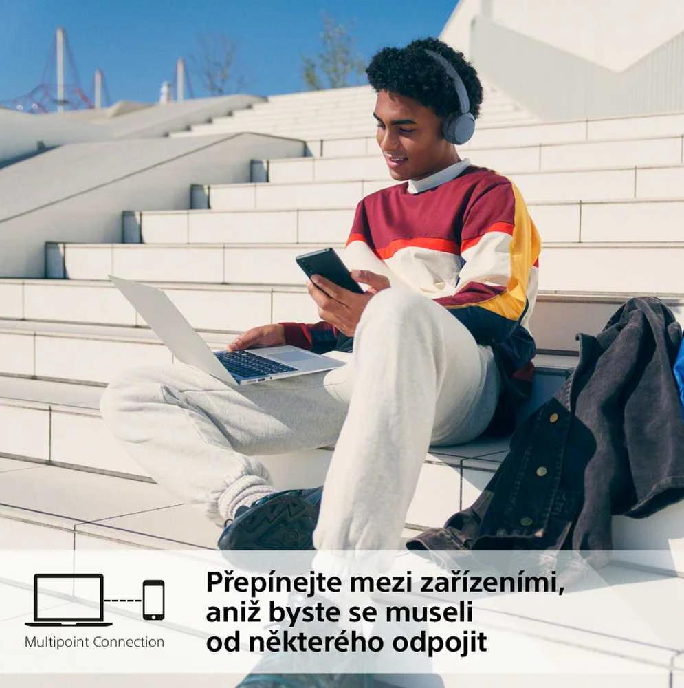 Belaidės Ausinės Sony WH-CH520L, Mėlynos spalvos