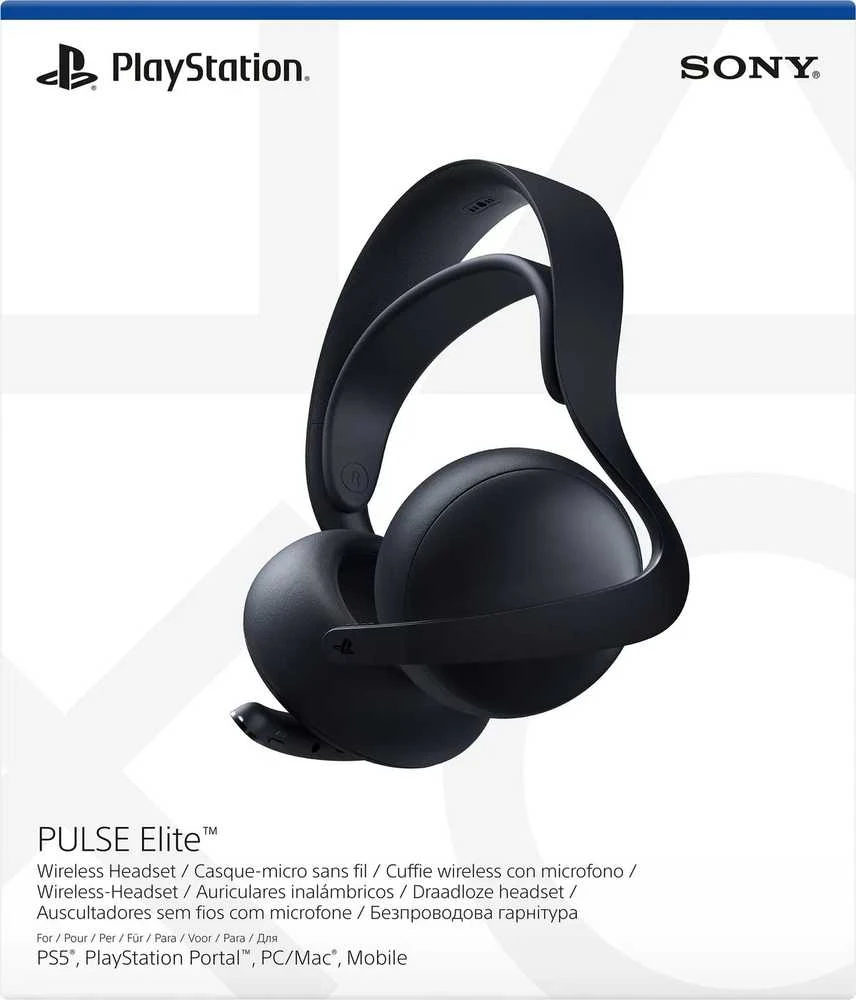SONY PS5 ELITE belaidės ausinės, juodos