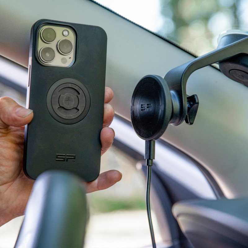 SP Connect įkrovimo siurbimo laikiklis SPC+ 52804 juodas