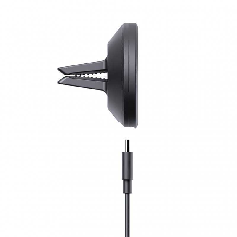 SP Connect Charging Vent Mount SPC+ – automobilinis telefono laikiklis su įkrovimo funkcija, skirtas SPC+ dėklams – ventiliacijos grotelėms – juodas