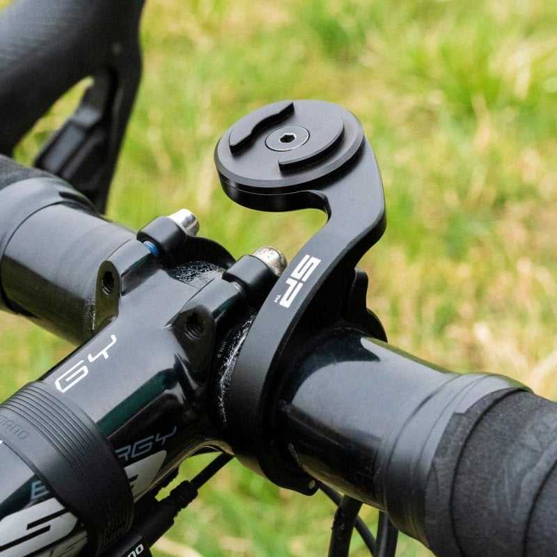 SP Connect Handlebar Mount Pro telefono laikiklis plento dviračiams, skirtas SPC/SPC+ dėklams – Juodas
