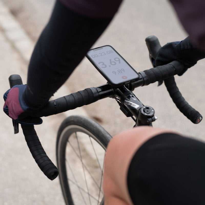 SP Connect Handlebar Mount Pro telefono laikiklis plento dviračiams, skirtas SPC/SPC+ dėklams – Juodas