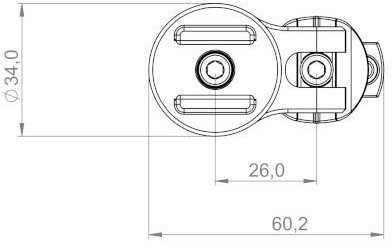 SP Connect Mirror Mount Pro SPC+ telefono laikiklis paspirtukui / motociklui – tvirtinimas prie veidrodėlio – juodas
