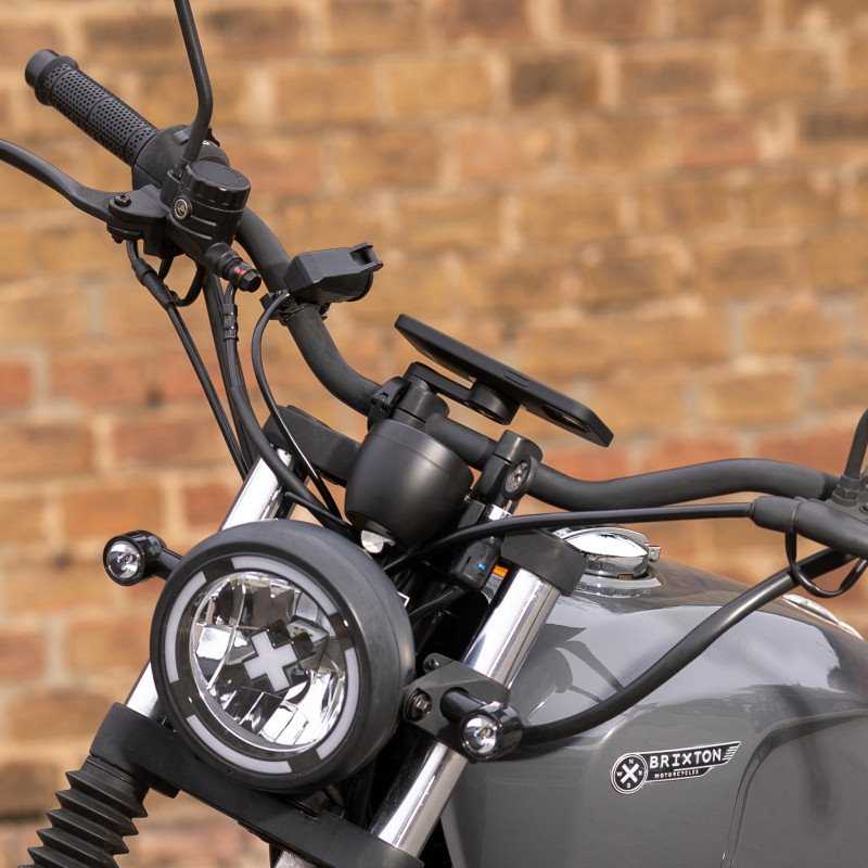 SP Connect Moto Mount LT telefono laikiklis dviračiui / paspirtukui / motociklui, skirtas SPC+ dėklams – Juodas