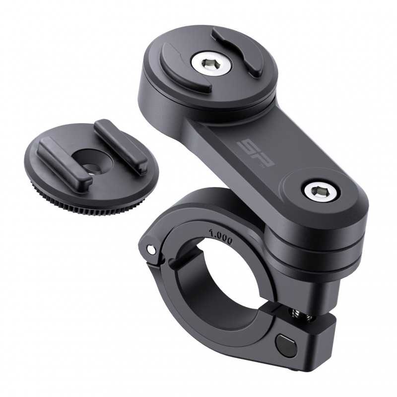 SP Connect Moto Mount LT telefono laikiklis dviračiui / paspirtukui / motociklui, skirtas SPC+ dėklams – Juodas