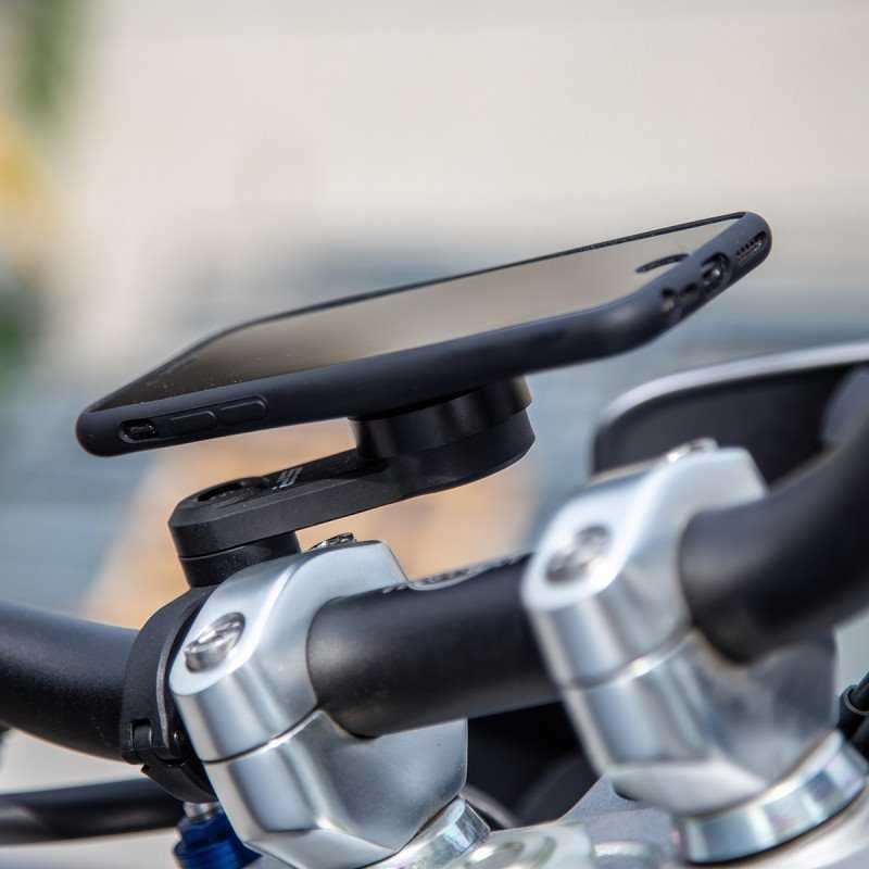 SP Connect Moto Mount LT telefono laikiklis dviračiui / paspirtukui / motociklui, skirtas SPC+ dėklams – Juodas