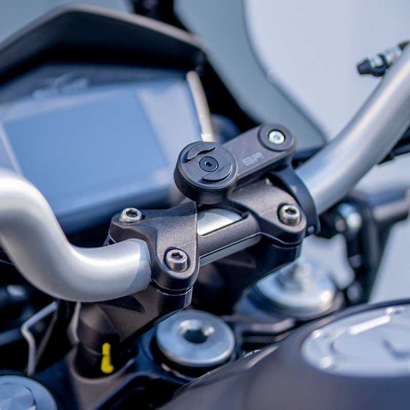 SP Connect Moto Mount LT telefono laikiklis dviračiui / paspirtukui / motociklui, skirtas SPC+ dėklams – Juodas