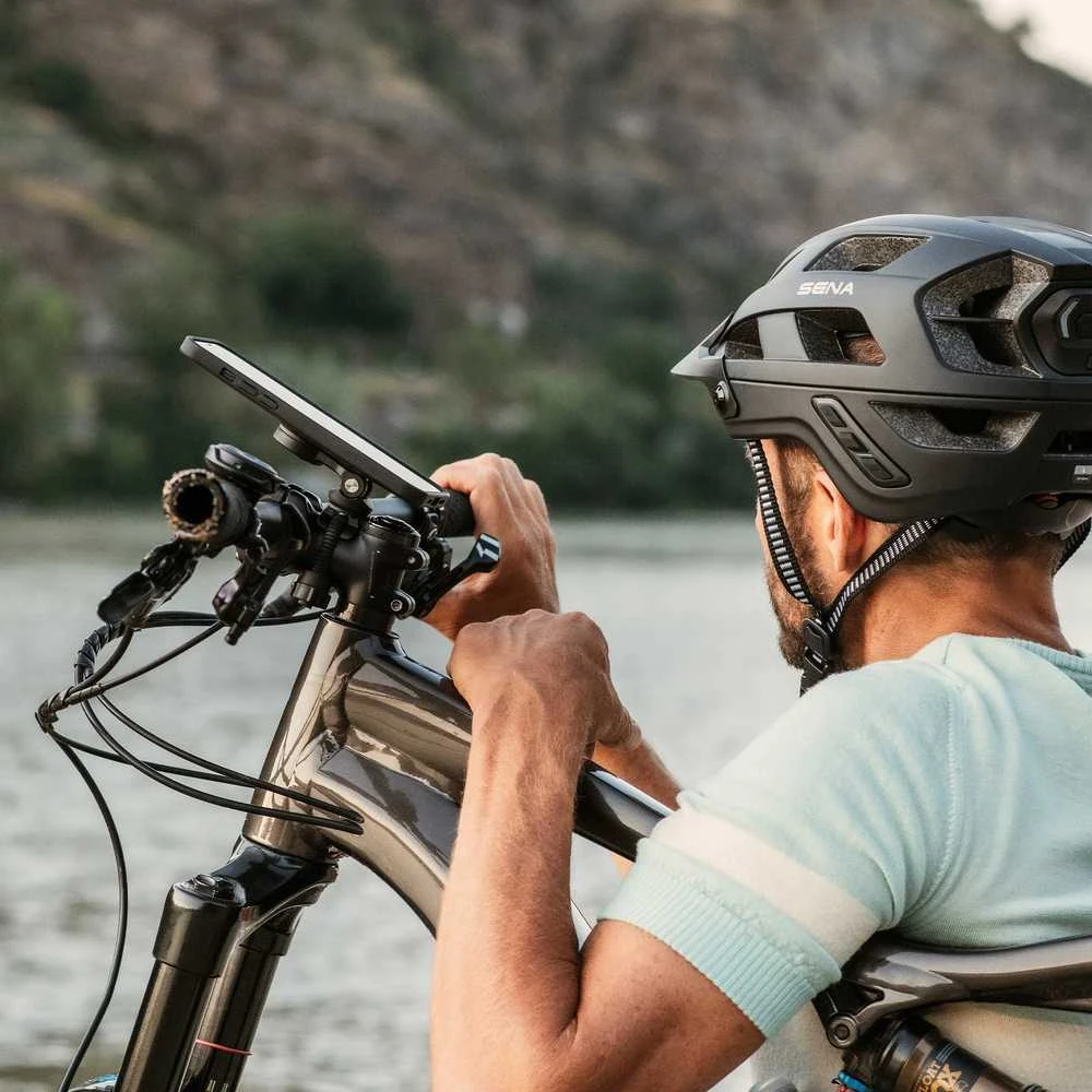 SP Connect Universal Bike Mount universalus telefono laikiklis dviračiui, skirtas SPC+ dėklams – Juodas