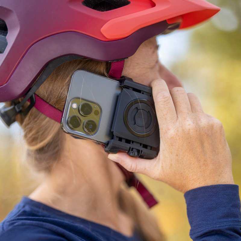 SP Connect Universal Phone Clamp SPC+ dviračio telefono laikiklis – skirtas SPC+ laikikliams – juodas