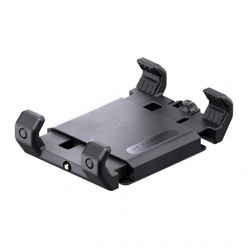 SP Connect Universal Phone Clamp SPC+ dviračio telefono laikiklis – skirtas SPC+ laikikliams – juodas