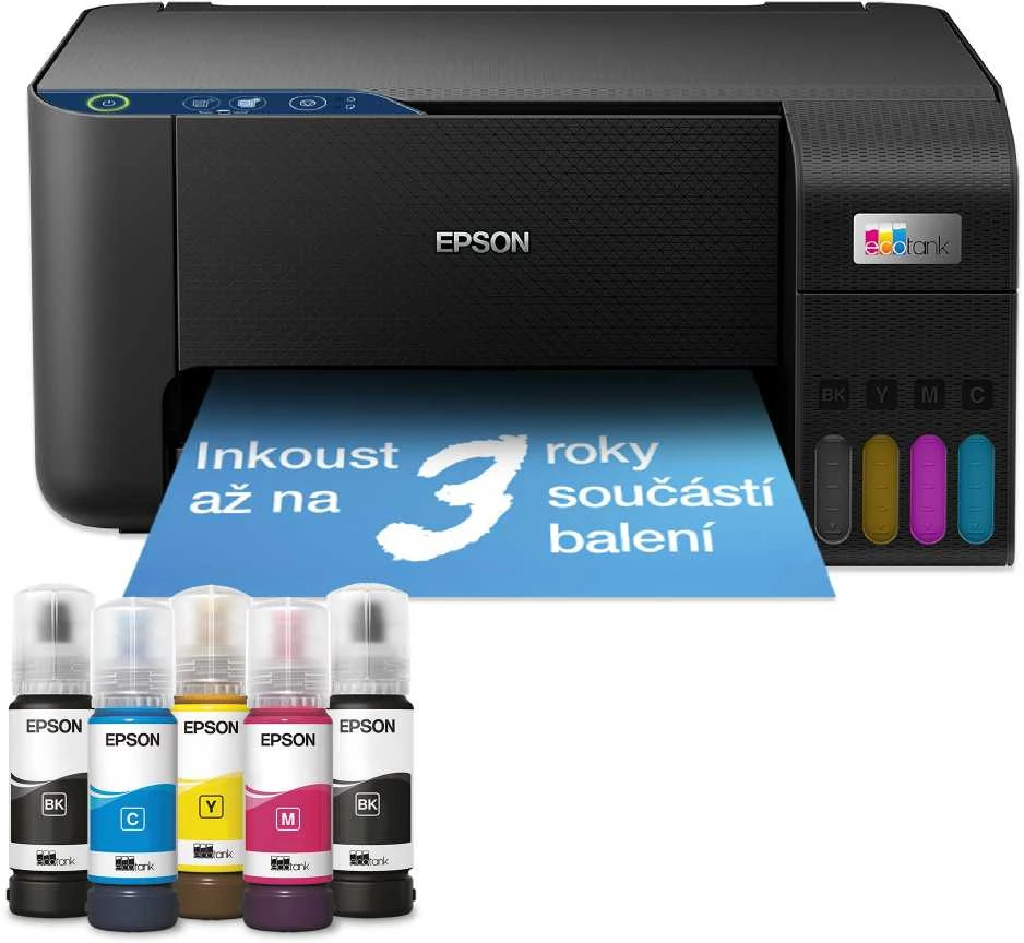 Daugiafunkcis Spausdintuvas - Epson EcoTank L3231 A4 Formato Su Nuolatiniu Rašalo Tiekimu